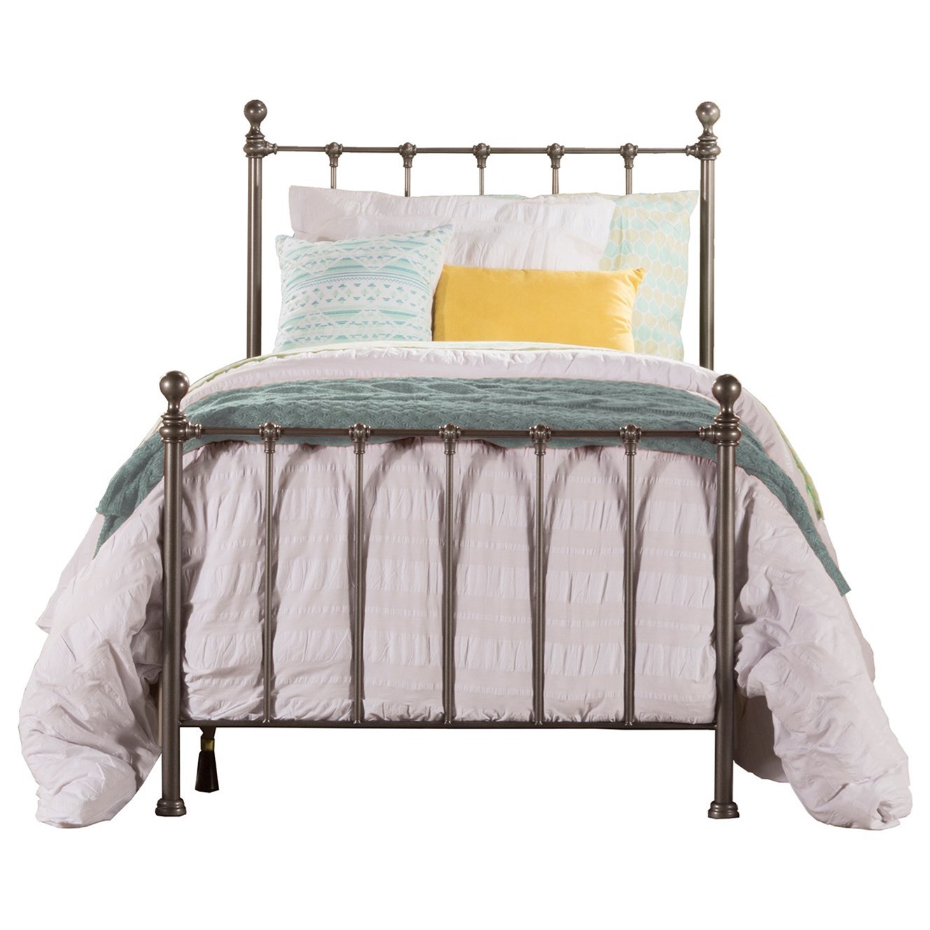 Hillsdale Metal Beds 1944BT Twin Bed Set Bed Frame Not Included